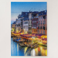 El hermoso Gran Canal Sunset Venecia Italia Viaje