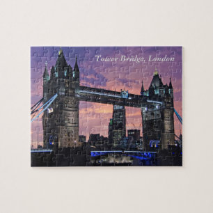 Puzzle El hermoso puente de la Torre de Inglaterra en Lon