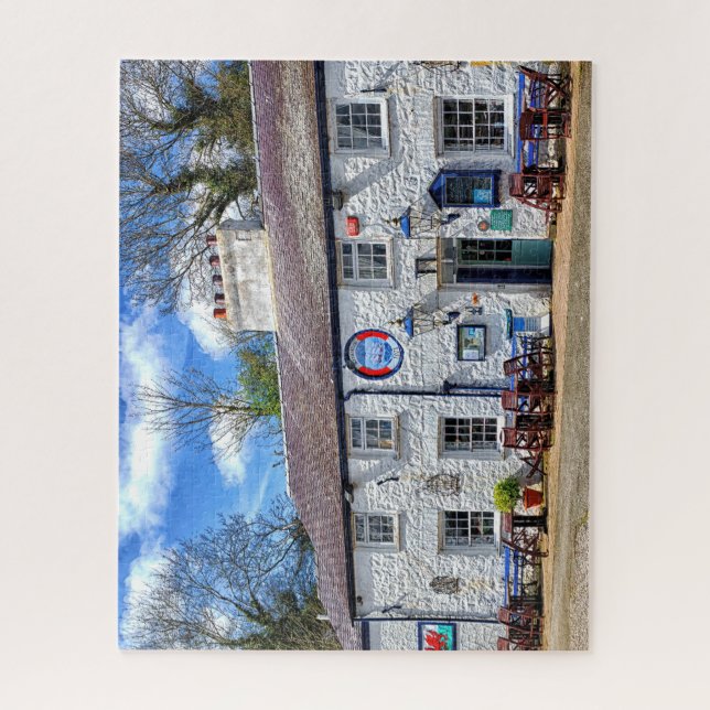 Puzzle El histórico Ship Inn en Red Wharf Bay, Anglesey, (Vertical)