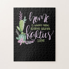 Puzzle El hogar es donde mis suculentos