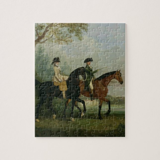 Puzzle El Hon. Montar a caballo de Marcia Pitt con su (Vertical)
