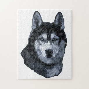 Puzzle El Husky Es Mi Perro Favorito, Husky Siberiano