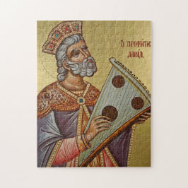 Puzzle El icono ortodoxo del Santo Profeta y Rey David
