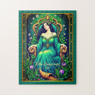 Puzzle El Ilustracion de la tarjeta Tarot, la emperatriz