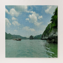 Puzzle El impresionante paisaje costero del Cat Ba Vietna