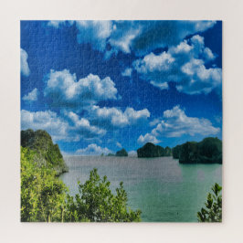Puzzle El impresionante paisaje costero del Cat Ba Vietna