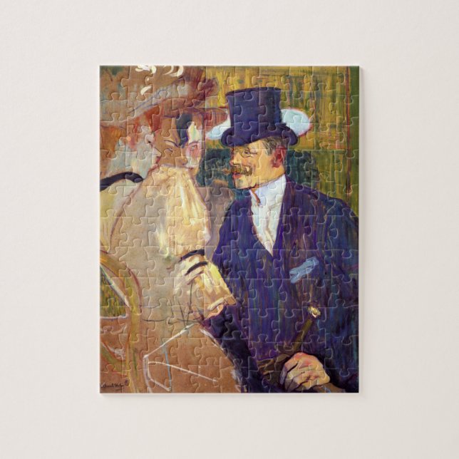 Puzzle El inglés de Toulouse Lautrec, arte vintage (Vertical)