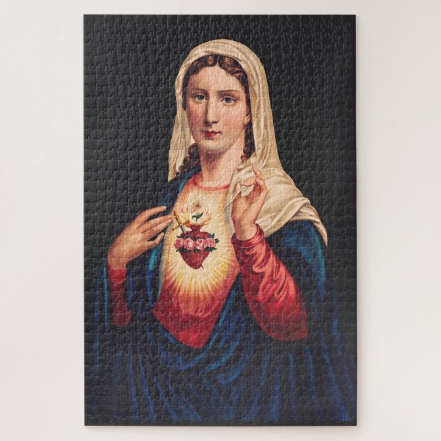 Puzzle El Inmaculado Corazón de María (Vertical)