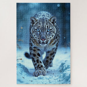 Puzzle El invierno silvestre agudo ojos brillantes congel