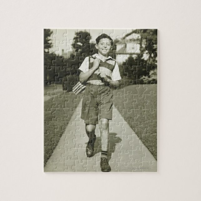 Puzzle El ir a la escuela (Vertical)