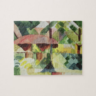Puzzle El jardín, 1914 (w/c en el papel)
