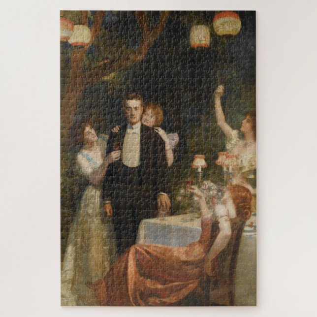 Puzzle El Jardín de Armida (por John Collier) (Vertical)