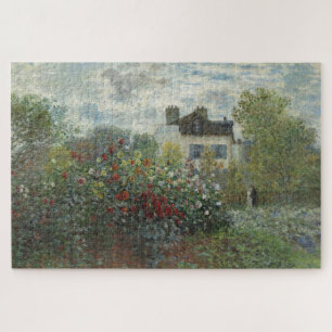 Puzzle El jardín del artista con Dahlias