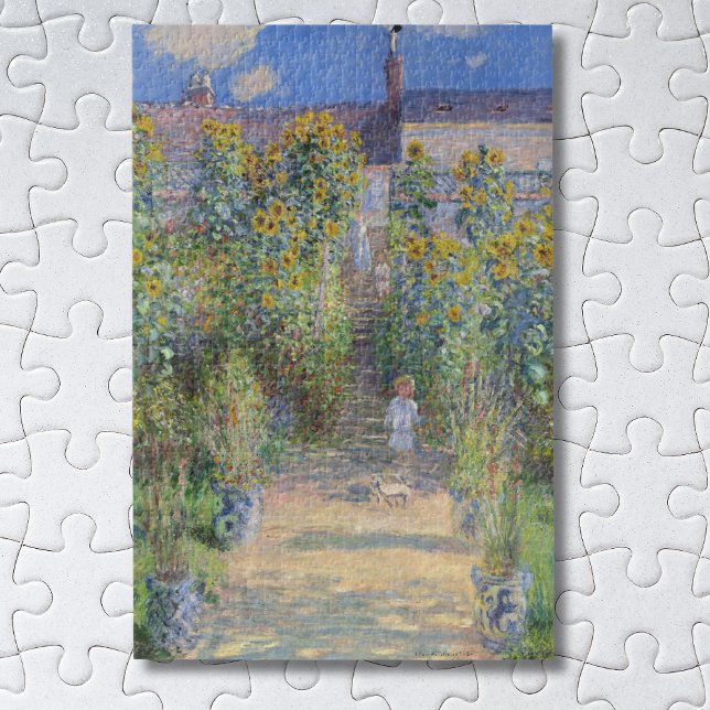 Puzzle El jardín del artista en Vétheuil, Monet (Subido por el creador)