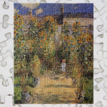 Puzzle El jardín del artista en Vetheuil por Claude Monet<br><div class="desc">El Jardín del Artista de Vetheuil (1880) de Claude Monet es un bonito cuadro de arte floral de estilo imponente vintage. Un joven chica flanqueado por altas flores de girasol amarillas que florecen durante la temporada estival. Un niño está parado en un camino en el jardín de Monet en Vetheuil...</div>