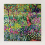 Puzzle El jardín Iris de Claude Monet<br><div class="desc">Visita mi tienda para un diseño más interesante y más elección de color => zazzle.com/colorfulworld*</div>