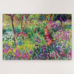 Puzzle El jardín Iris de Claude Monet<br><div class="desc">Visita mi tienda para un diseño más interesante y más elección de color => zazzle.com/colorfulworld*</div>