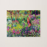 Puzzle El jardín Iris de Giverny, por Claude Monet<br><div class="desc">Visita mi tienda para un diseño más interesante y más elección de color => zazzle.com/iwheels*</div>