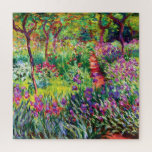 Puzzle El jardín Iris de Giverny, por Claude Monet<br><div class="desc">Visita mi tienda para un diseño más interesante y más elección de color => zazzle.com/iwheels*</div>