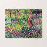 Puzzle El jardín Iris de Giverny, por Claude Monet<br><div class="desc">Visita mi tienda para un diseño más interesante y más elección de color => zazzle.com/iwheels*</div>