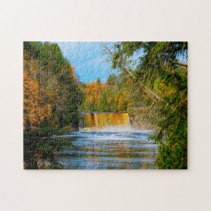 Puzzle El jigsaw de Tahquamenon cae en Michigan.