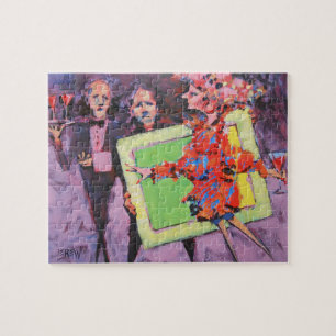 Puzzle El juego de la galería Pintura / Artista Larry Ler