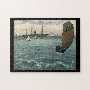 Puzzle El "Kearsarge" en el Bella Artes Boulogne Edouard
