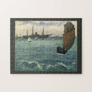 Puzzle El "Kearsarge" en el Bella Artes Boulogne Edouard 