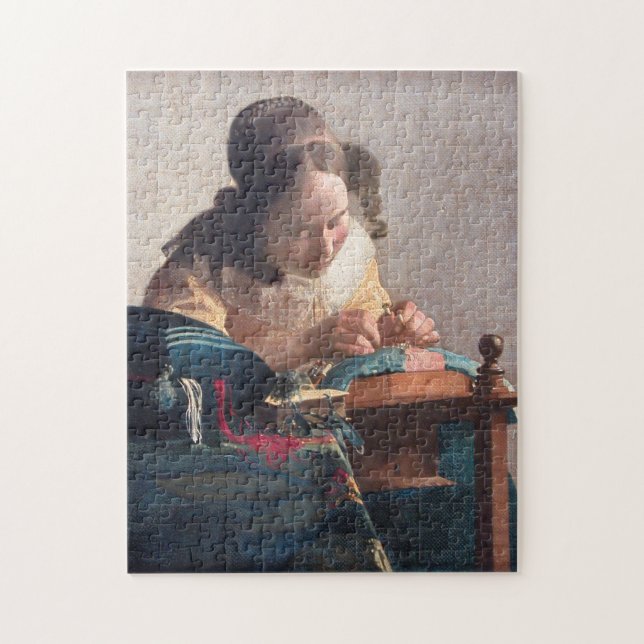 Puzzle El Lacemaker, Johannes Vermeer, 1669-1670 (Vertical)