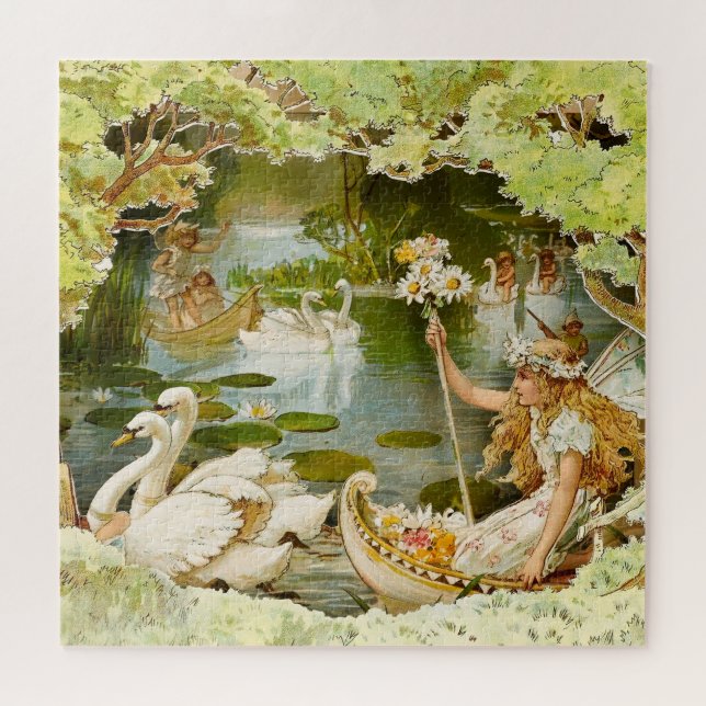Puzzle “El lago de las hadas” de E S Hardy (Horizontal)