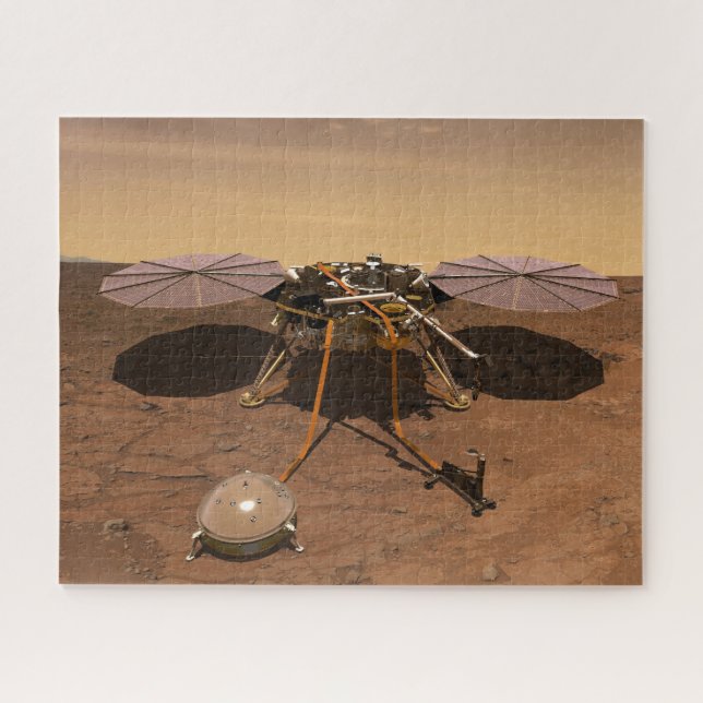 Puzzle El Lander Insight Opera En La Superficie De Marte. (Horizontal)