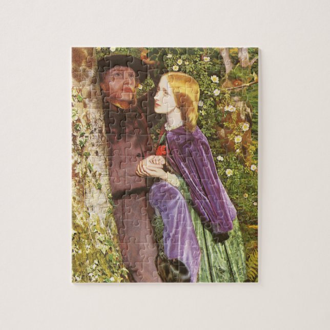 Puzzle El largo compromiso de Arthur Hughes, el arte vint (Vertical)