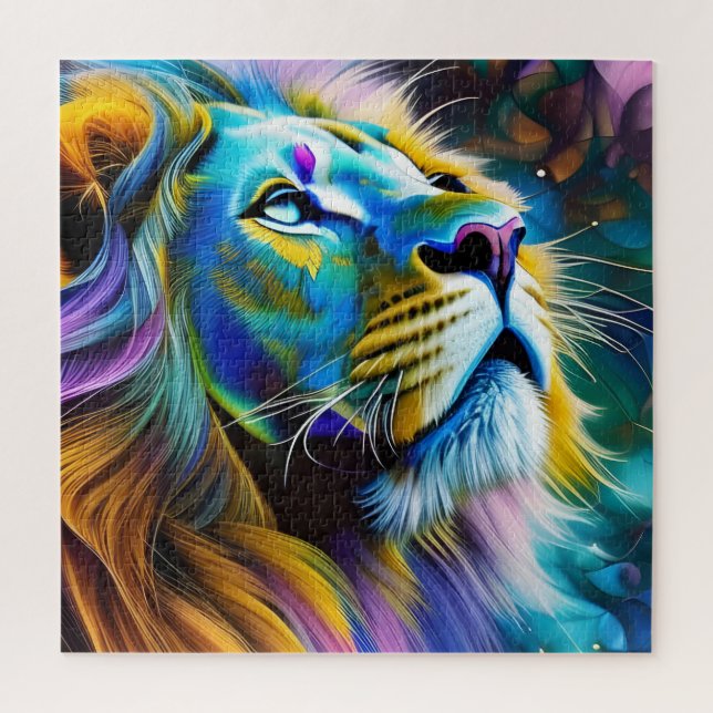 Puzzle El León, Rey De Todos Los Gatos (Vertical)