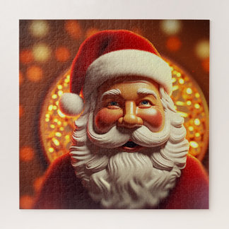 Puzzle el lindo Santa Claus para Año Nuevo y Navidades