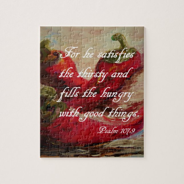 Puzzle Él llena el hambriento (Vertical)