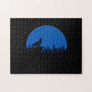 Puzzle El lobo aulló a la luna