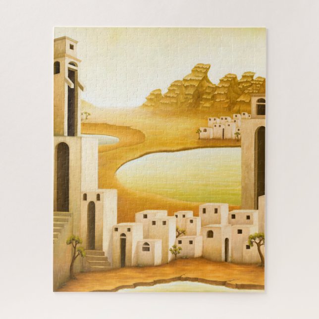 Puzzle "El lugar" - Pintura del Medio Oriente/Oriente del (Vertical)