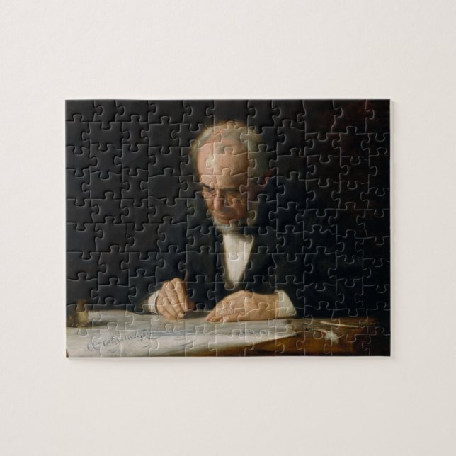 Puzzle El maestro de escritura por Thomas Eakins (Horizontal)