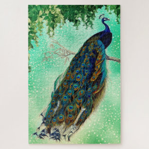 Puzzle El majestuoso pavo real