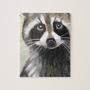 Puzzle El mapache amistoso