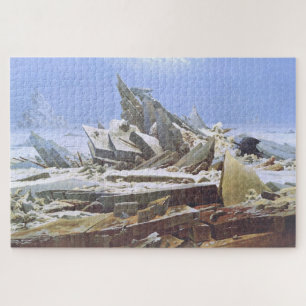Puzzle El mar del hielo (por Caspar David Friedrich)