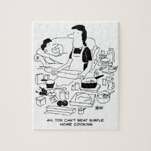 Puzzle El marido dice "No puedes ganarle a la cocina case