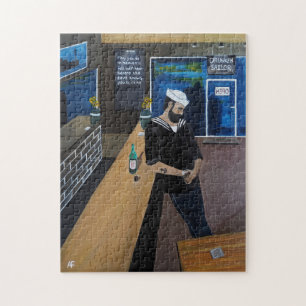 Puzzle El Marinero Borracho Pintura de Alfred Fox