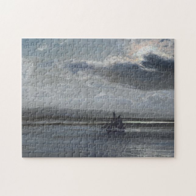 Puzzle El Mawr de Traeth, claro de luna (Horizontal)