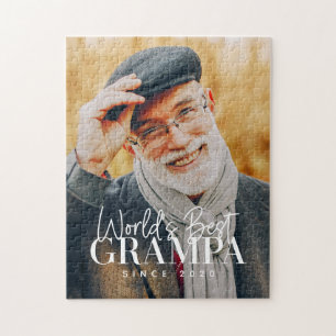 Puzzle El Mejor Abuelo del Mundo Desde 20XX Foto Chic Mod