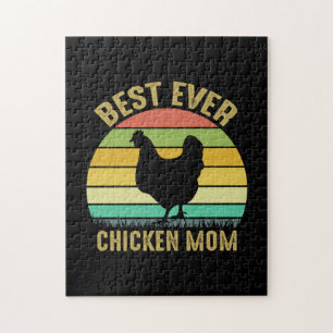Puzzle El mejor arte de pollo de la historia mamá