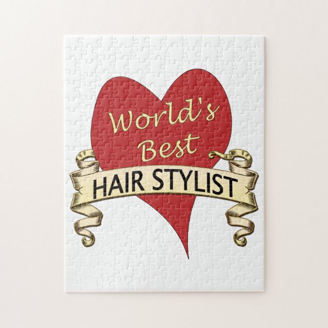 Puzzle El mejor Hairstylist del mundo (Vertical)