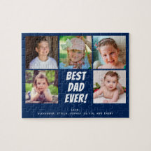 El mejor papá de la familia collage de fotos