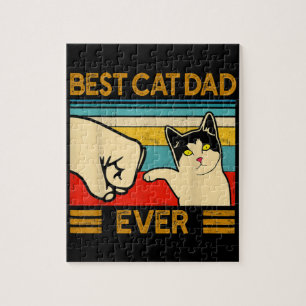 Puzzle El mejor papá del gato es siempre divertido papá d