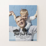 Puzzle ¡El mejor papá jamás! Día del Padre de la Foto del<br><div class="desc">Presentamos a nuestro "Mejor Padre de la Historia! El rompecabezas del Día del personalizado Foto Padre" - un regalo sincera y único para celebrar la figura especial del padre en tu vida. Este rompecabezas te permite personalizar con un mensaje personal y una foto favorita, añadiendo un toque personal a tu...</div>